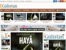 Tablet Screenshot of gulistandergisi.com